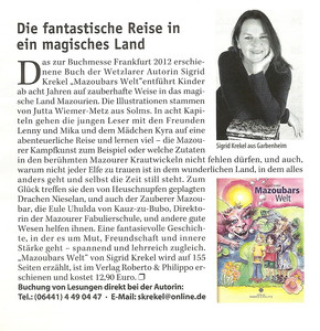 Rezension in Lahn-Dill-Regio