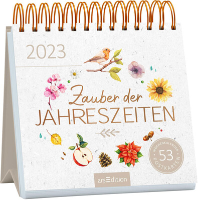 Postkartenkalender Zauber der Jahreszeiten 2023