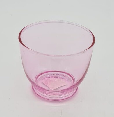Teelichthalter-Set aus Glas - rosa (6 Stk.)