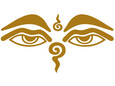 Wand-Tattoo Buddha-Eyes