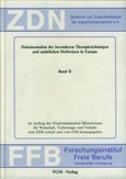 Dokumentation der besonderen Therapierichtungen und natürlichen Heilweisen in Europa