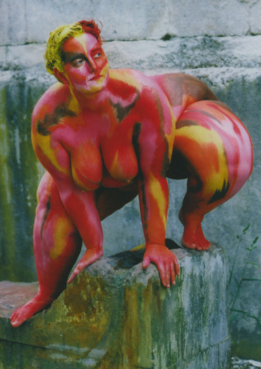 Wilderness Bodypainting Postkarte