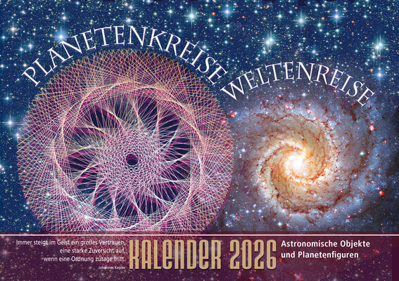Planetenkreisen - Weltenreisen | Kalender für 2026
