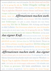 Das Affirmationstagebuch