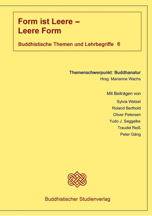 Form ist Leere - Leere Form, Band 6