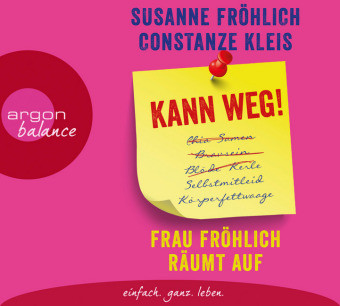 Kann weg! Frau Fröhlich räumt auf, 3 Audio-CDs