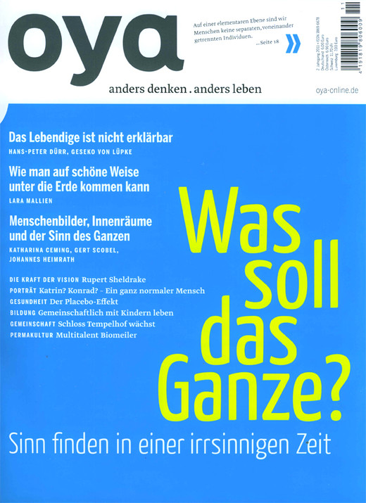 Oya Ausgabe Nr. 11, November - Dezember