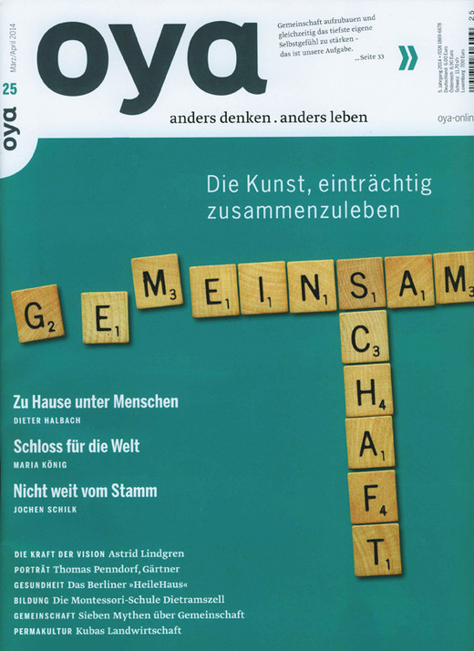 Oya Ausgabe Nr. 25, März/April 2014