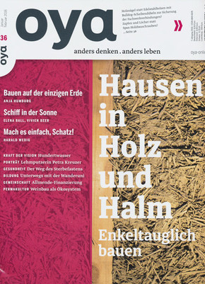 Oya Ausgabe Nr. 36, Januar/Februar 2016