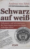 Schwarz auf weiß