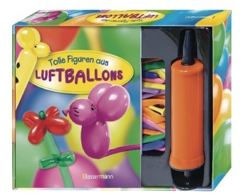 Tolle Figuren aus Luftballons, m. 30 Modellierballons u. Pumpe zum Aufblasen